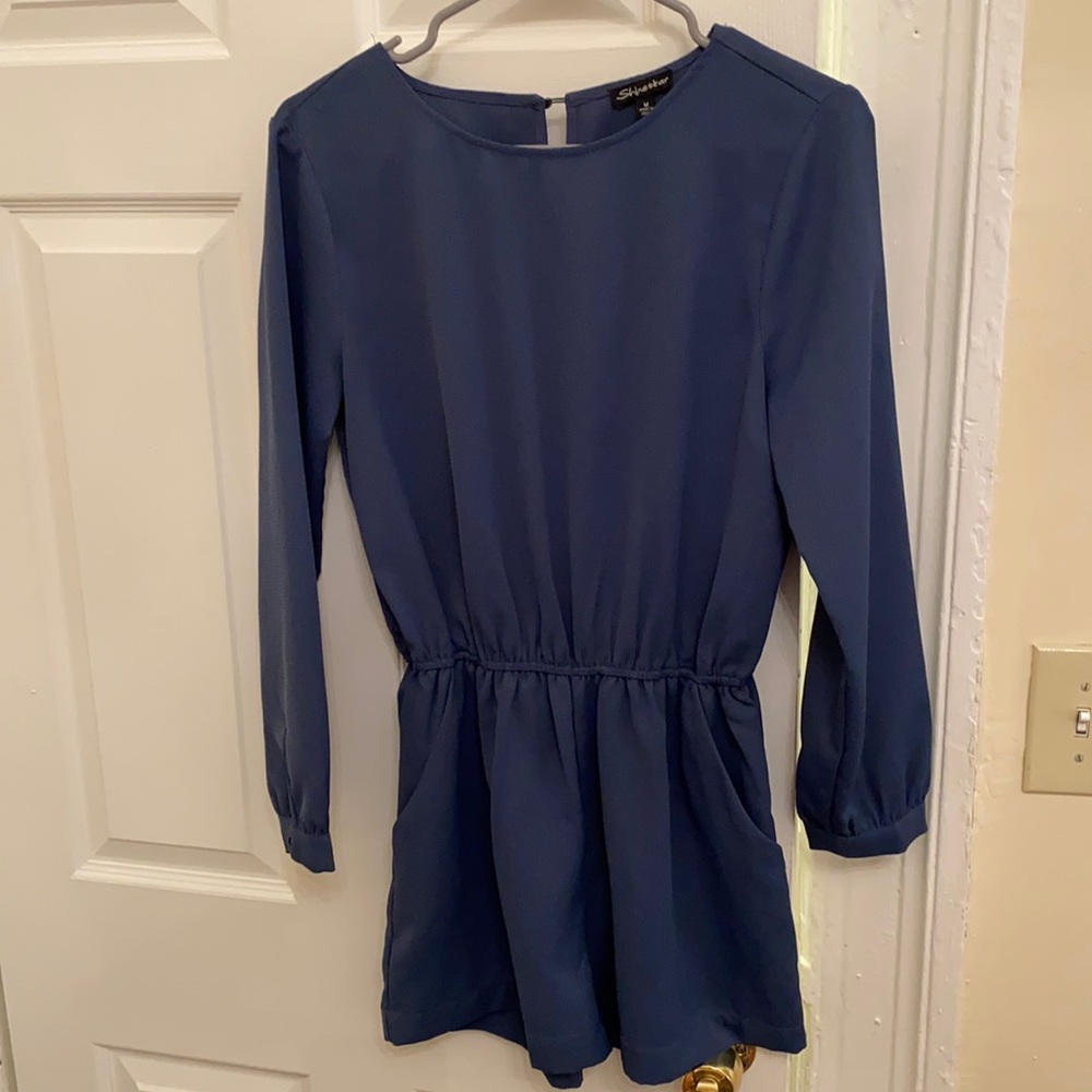 Blue Romper, size Medium